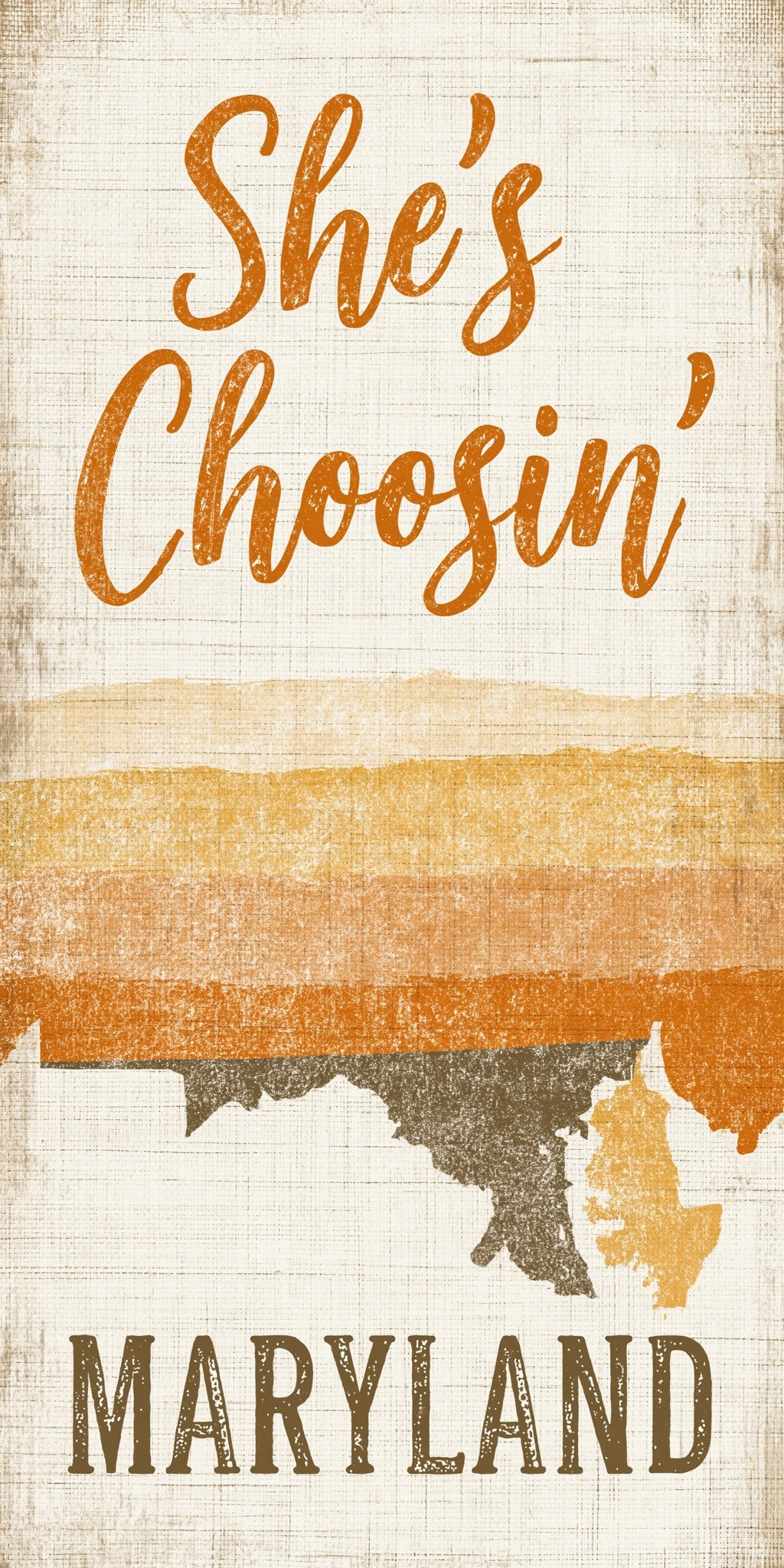 Sunset Stripes — full design art