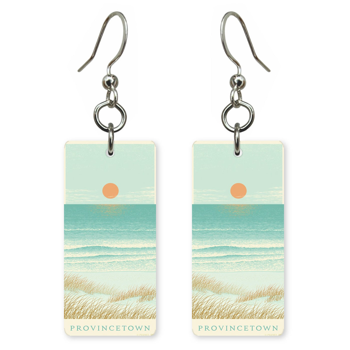 She's Choosing Massachusetts Earrings | Provincetown Beach | SC21B11