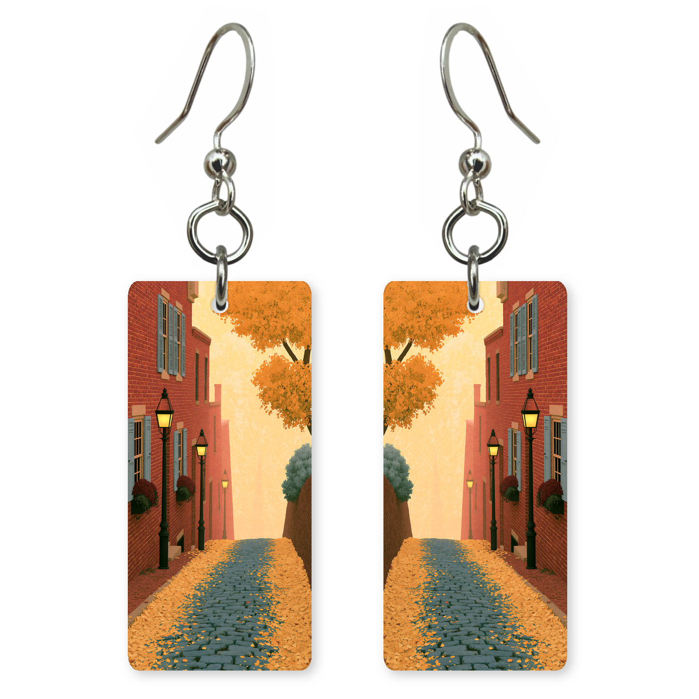 She's Choosing Massachusetts Earrings | Beacon Hill Autumn