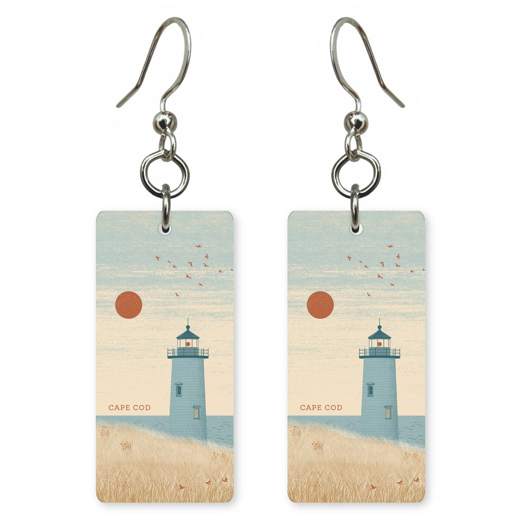 She's Choosing Massachusetts Earrings | Cape Cod Lighthouse | SC21B5