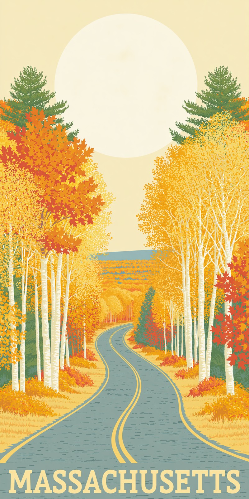She's Choosing Massachusetts Earrings | Autumn Birch Road | SC21B7