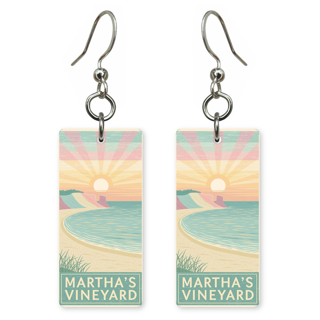 She's Choosing Massachusetts Earrings | Aquinnah Clay Cliffs | SC21B9