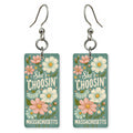 Cottage Floral — She's Choosing earrings, shown as a pair