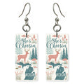Forest Deer — She's Choosing earrings, shown as a pair