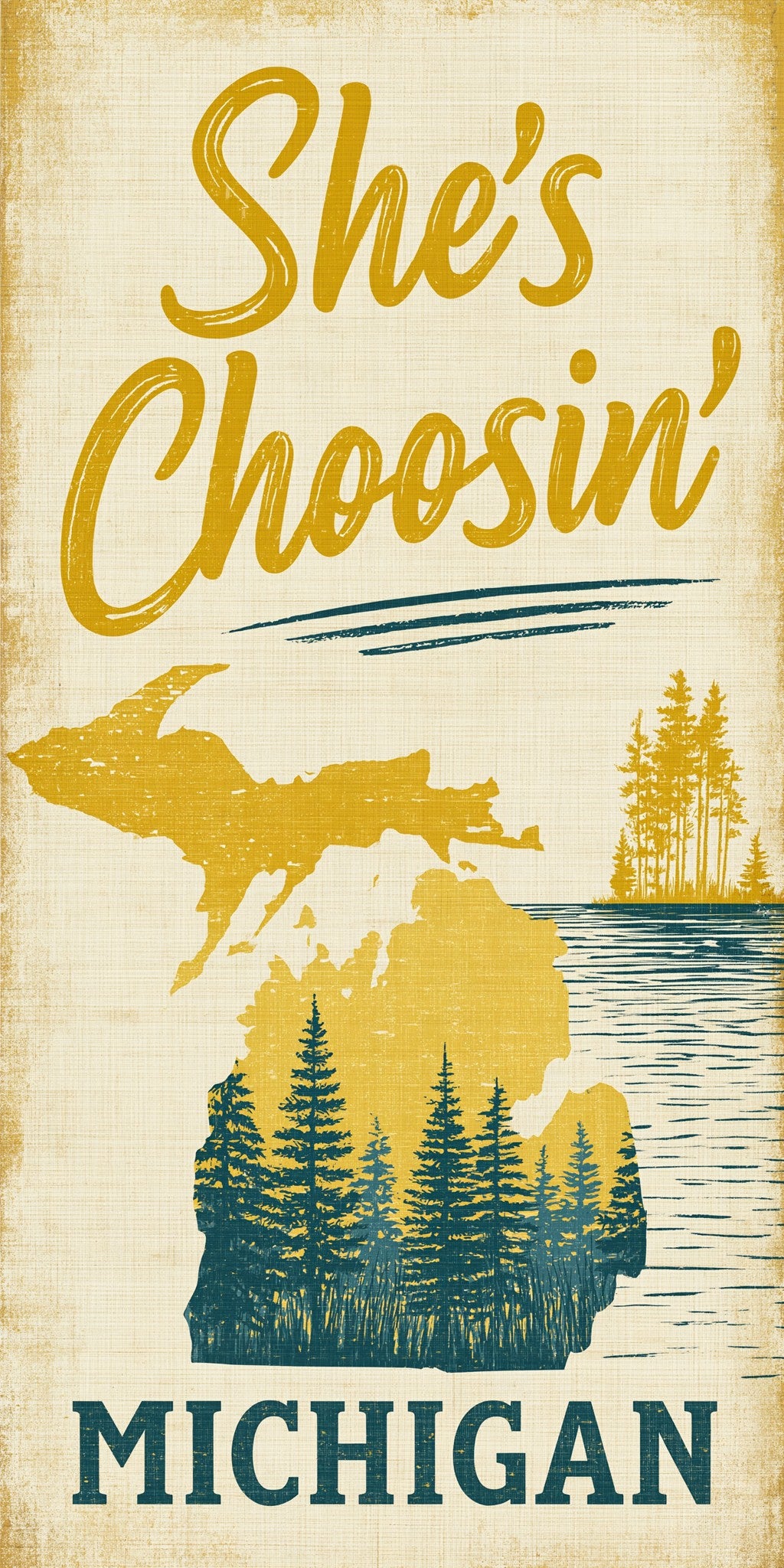 Lakes Pines — full design art