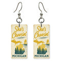 Lakes Pines — She's Choosing earrings, shown as a pair