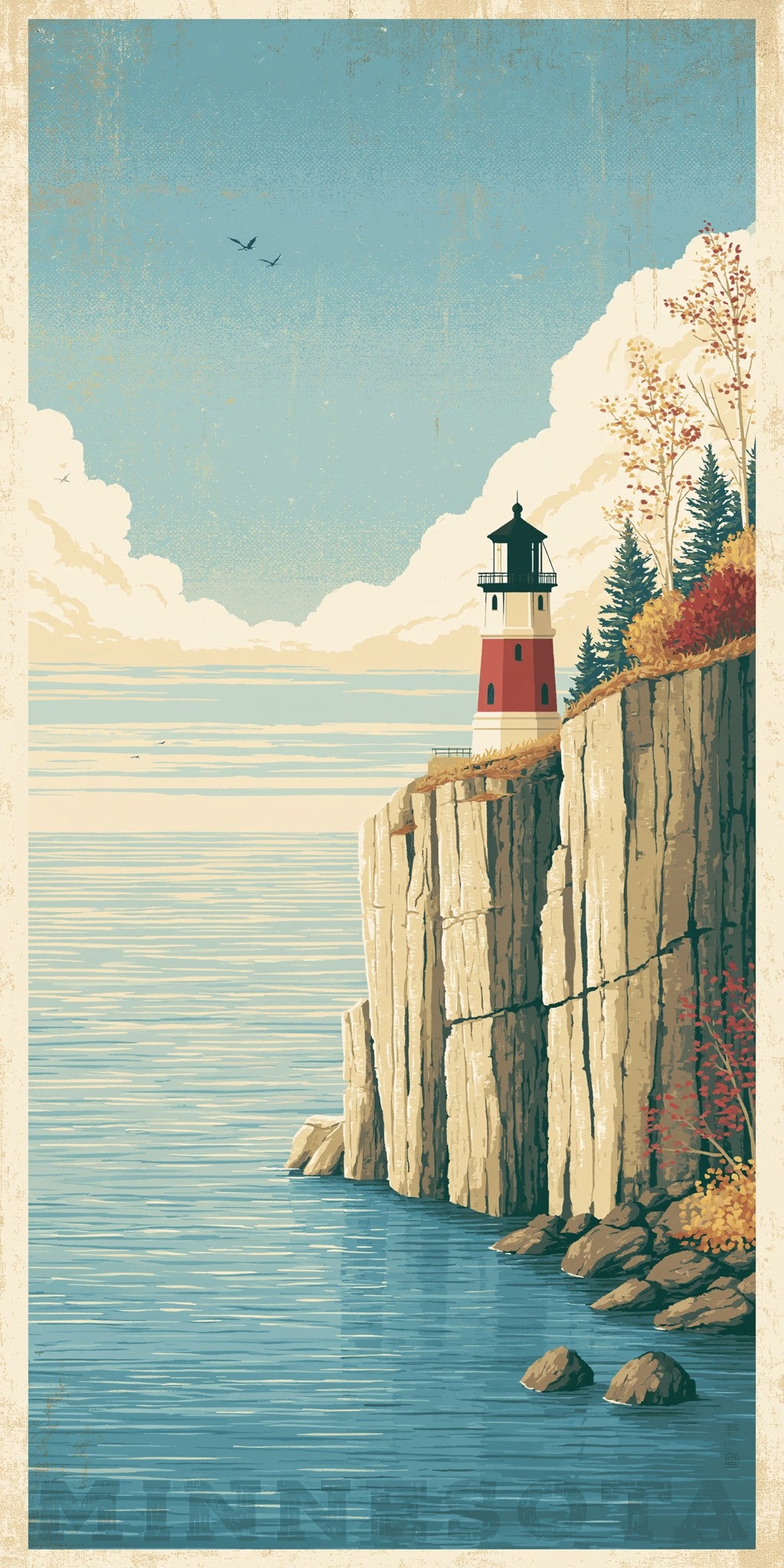 Split Rock Lighthouse — full design art