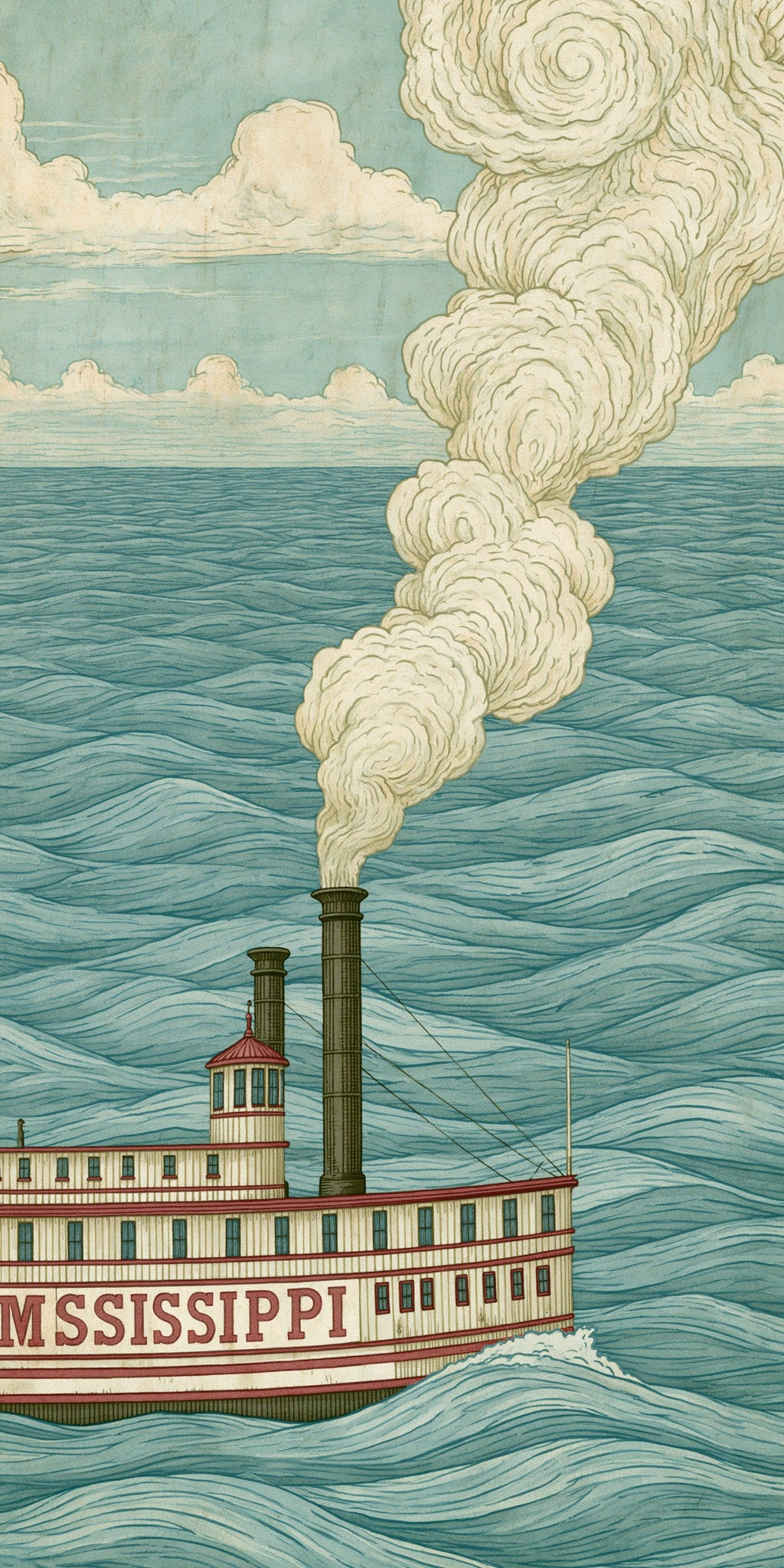 Steamboat — full design art