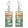 Cypress Magnolia — She's Choosing earrings, shown as a pair