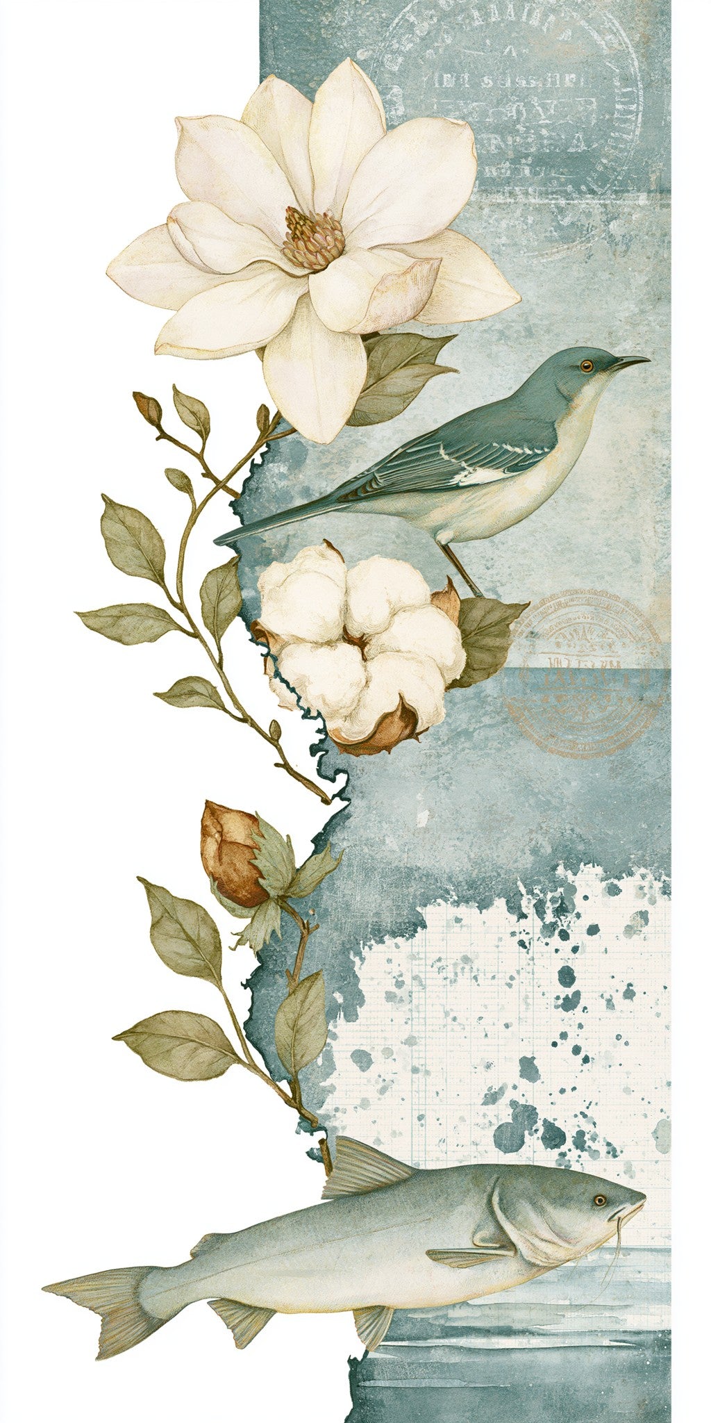 Magnolia Catfish — full design art