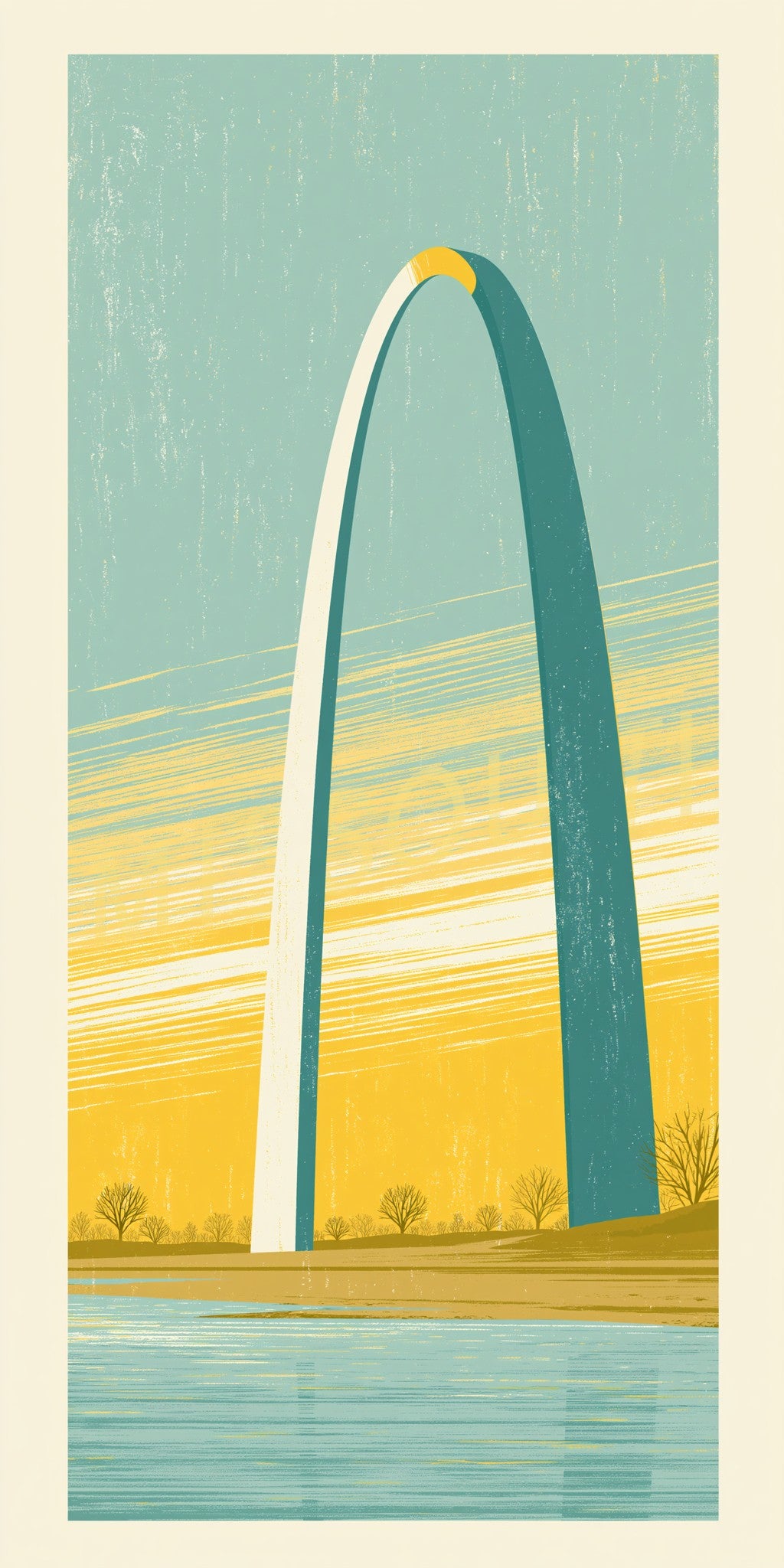 Gateway Arch Poster — full design art
