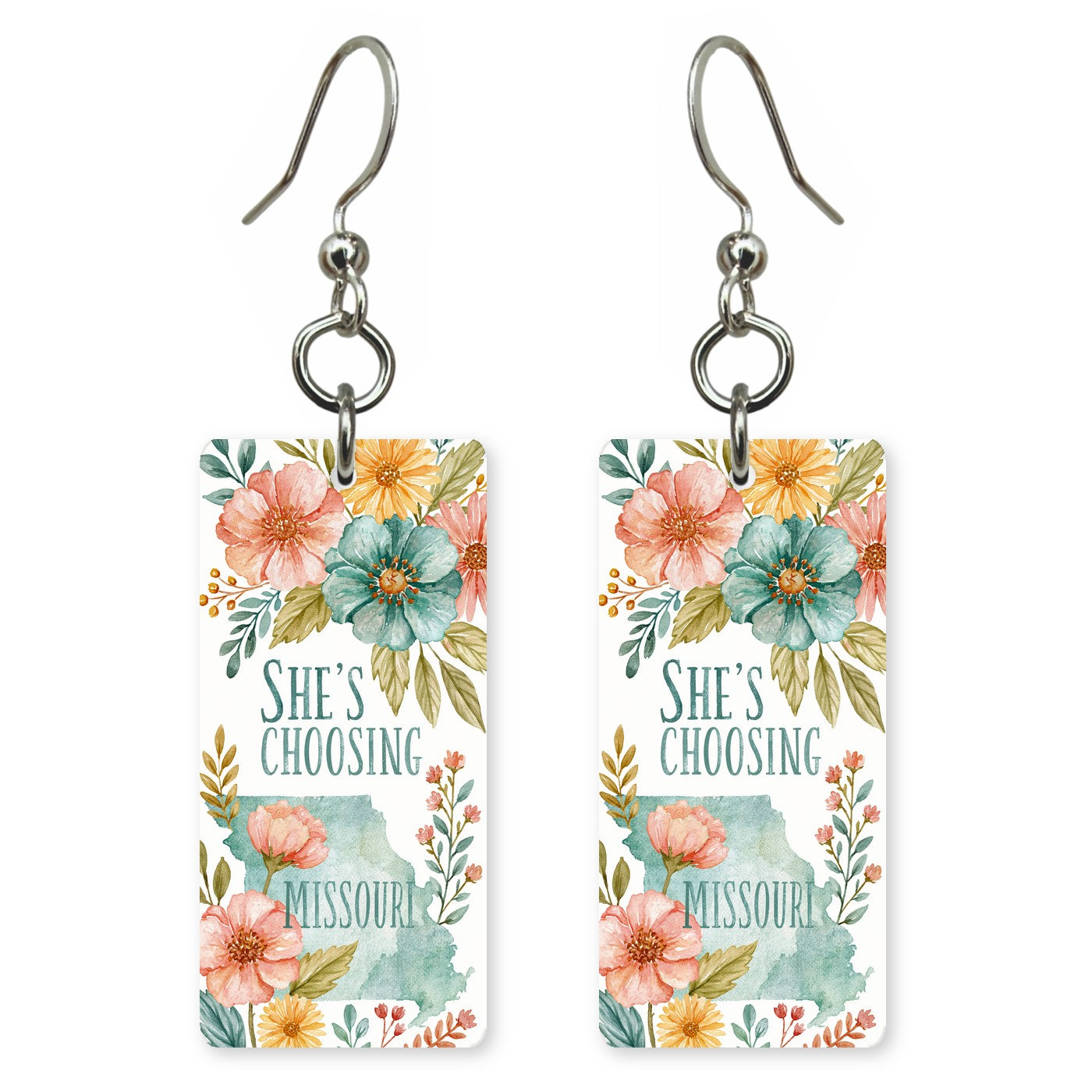 Missouri missouri blooms earrings