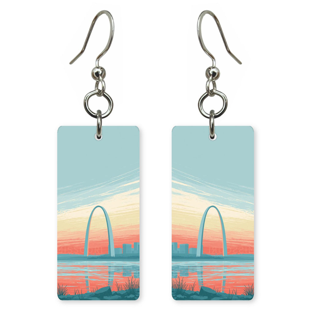 Arch Sunset — She's Choosing earrings, shown as a pair