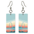 Arch Sunset — She's Choosing earrings, shown as a pair
