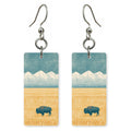 Bison Plains — She's Choosing earrings, shown as a pair
