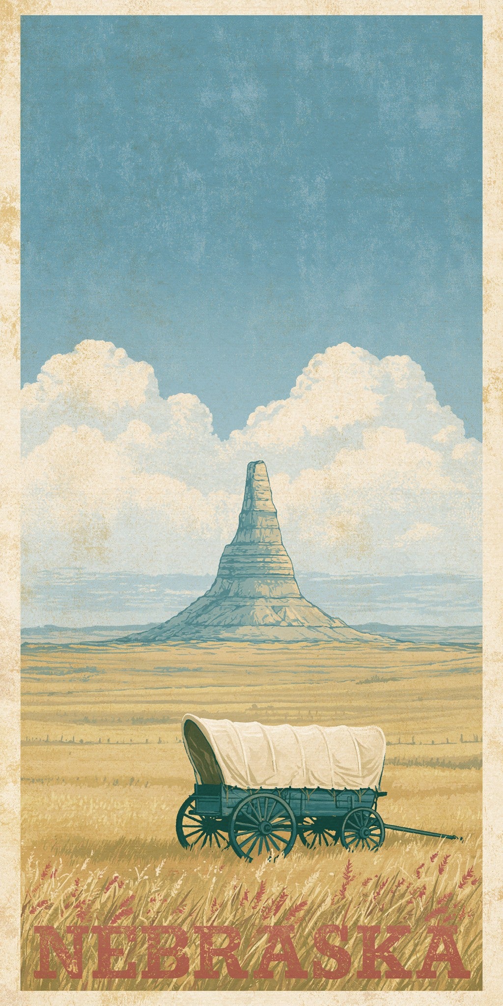 Chimney Rock Wagon — full design art