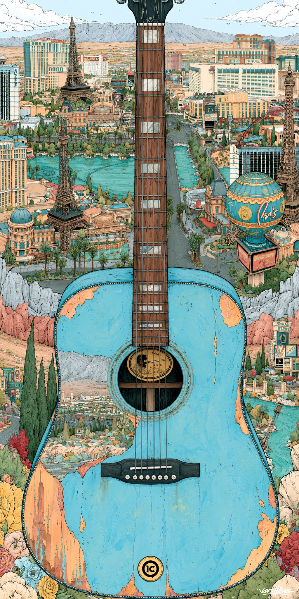 Las Vegas Art — full design art