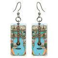 Las Vegas Art — She's Choosing earrings, shown as a pair