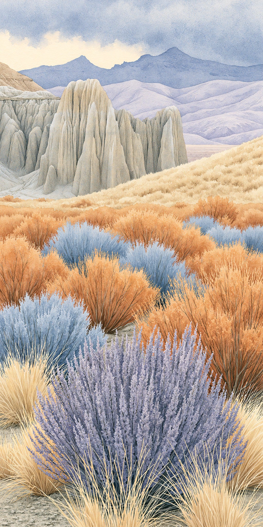 Cathedral Gorge Badlands Gathering — full design art