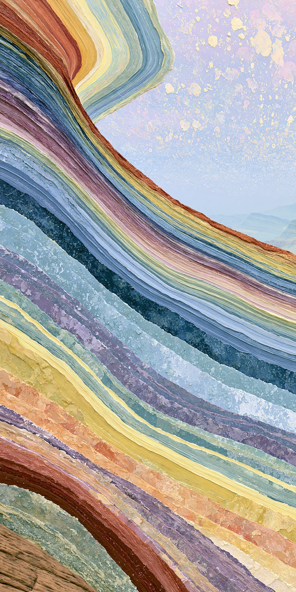 Red Rock Canyon Strata — full design art