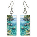 Sand Harbor Turquoise Coves — She's Choosing earrings, shown as a pair