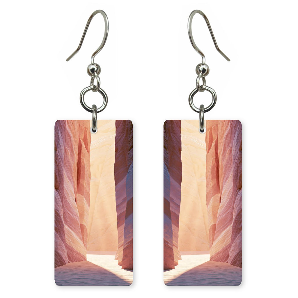 Valley Fire Slot Passage — She's Choosing earrings, shown as a pair