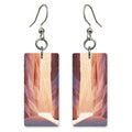 Valley Fire Slot Passage — She's Choosing earrings, shown as a pair