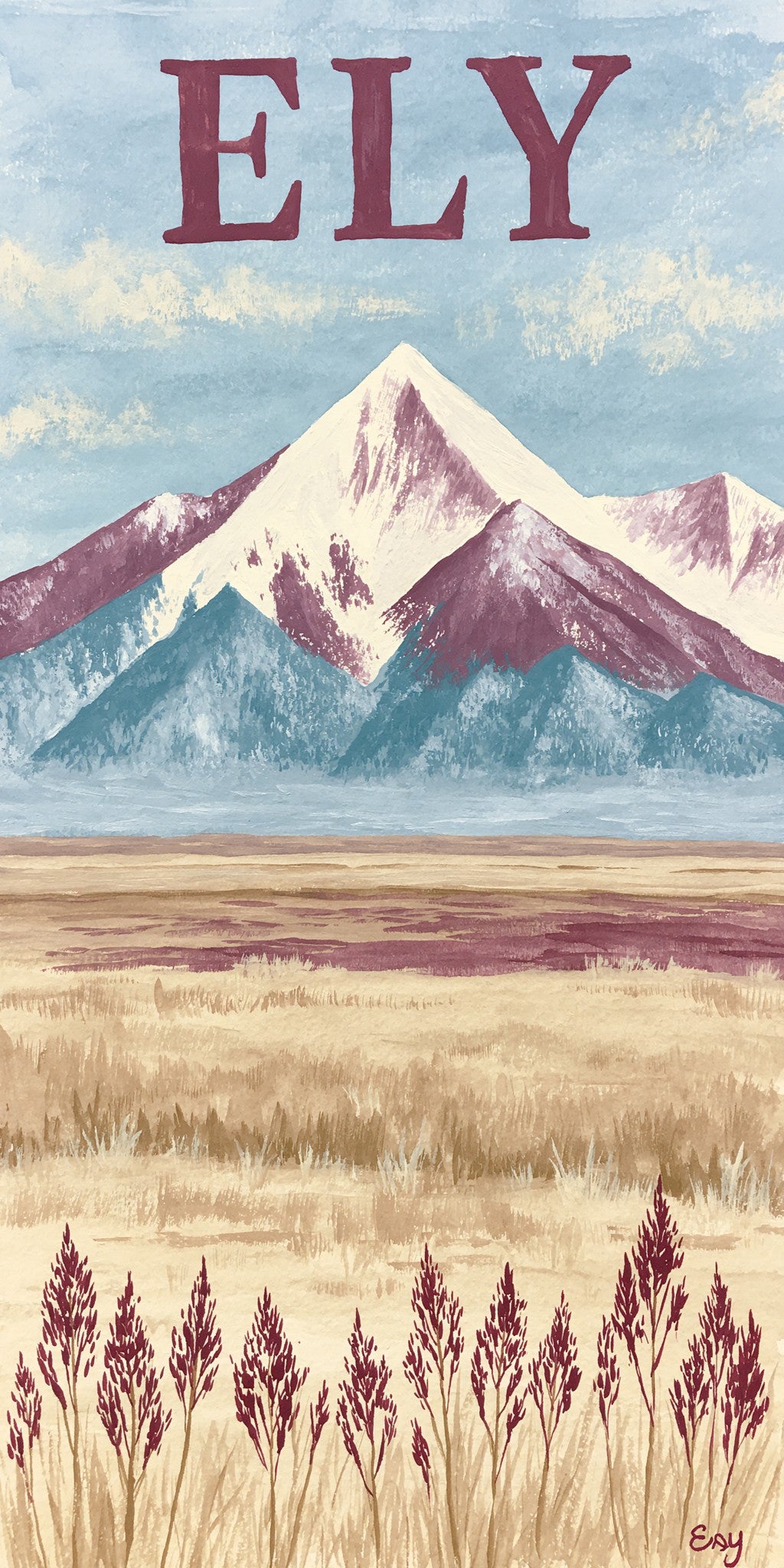 Wheeler Peak Text Ely — full design art