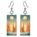 Cathedral Gorge Eroded Amphitheater — She's Choosing earrings, shown as a pair