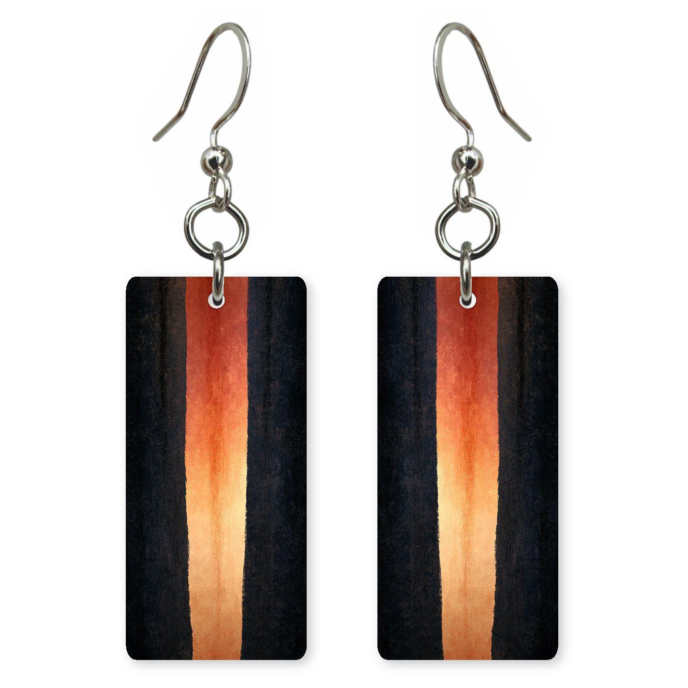 Cathedral Gorge Slot Canyon — She's Choosing earrings, shown as a pair