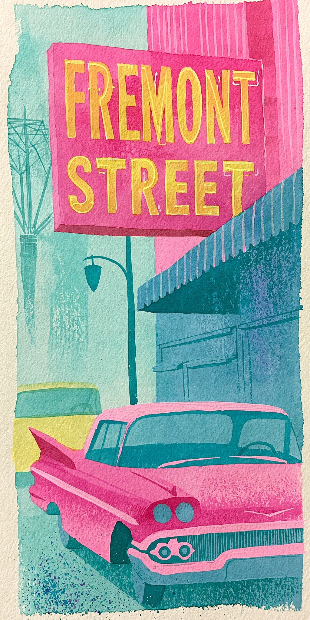 Fremont Street Retro Americana — full design art