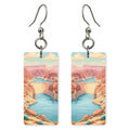 Hoover Dam — She's Choosing earrings, shown as a pair