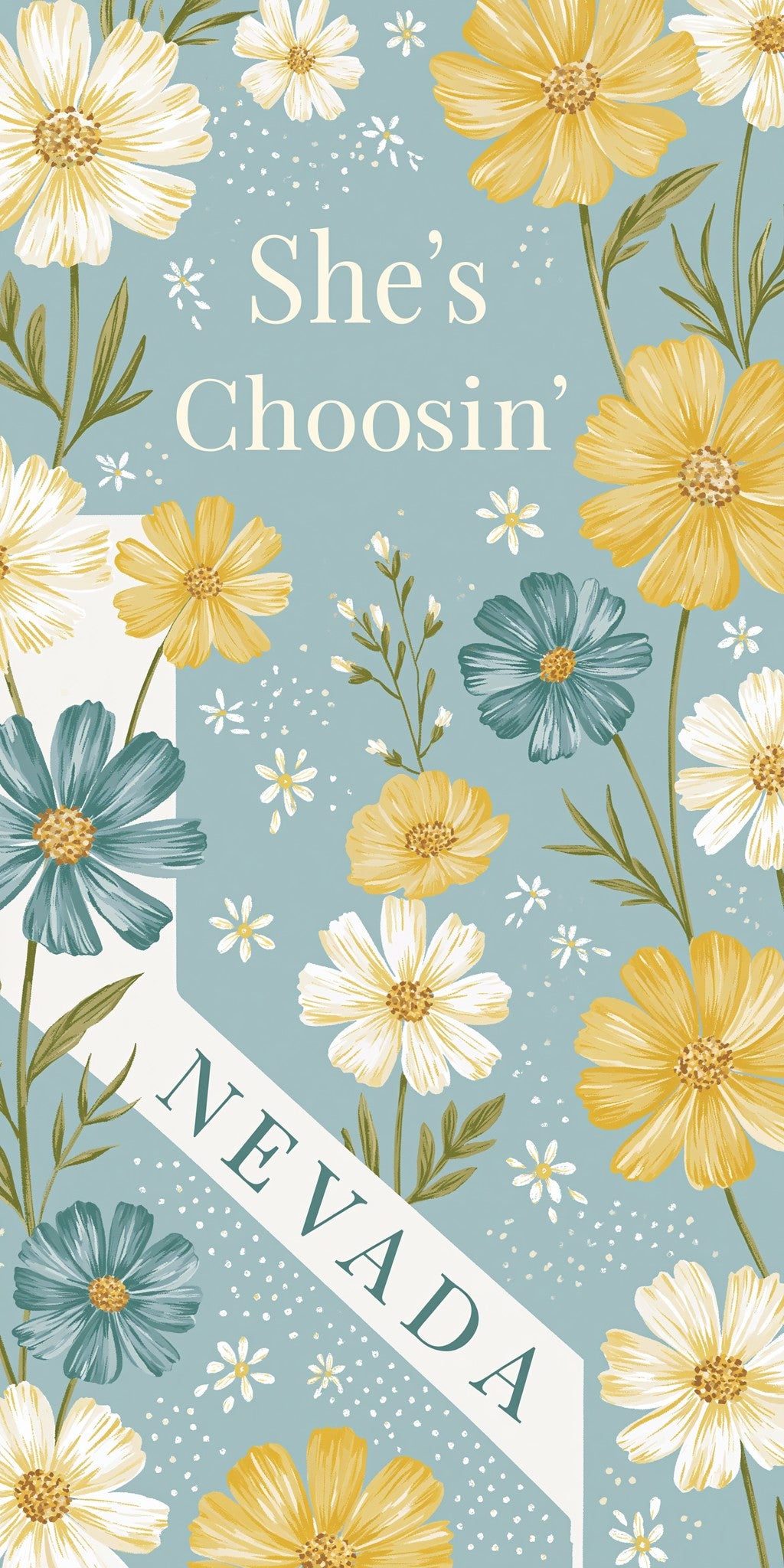 Floral Banner — full design art