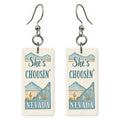 Blue Mountains — She's Choosing earrings, shown as a pair