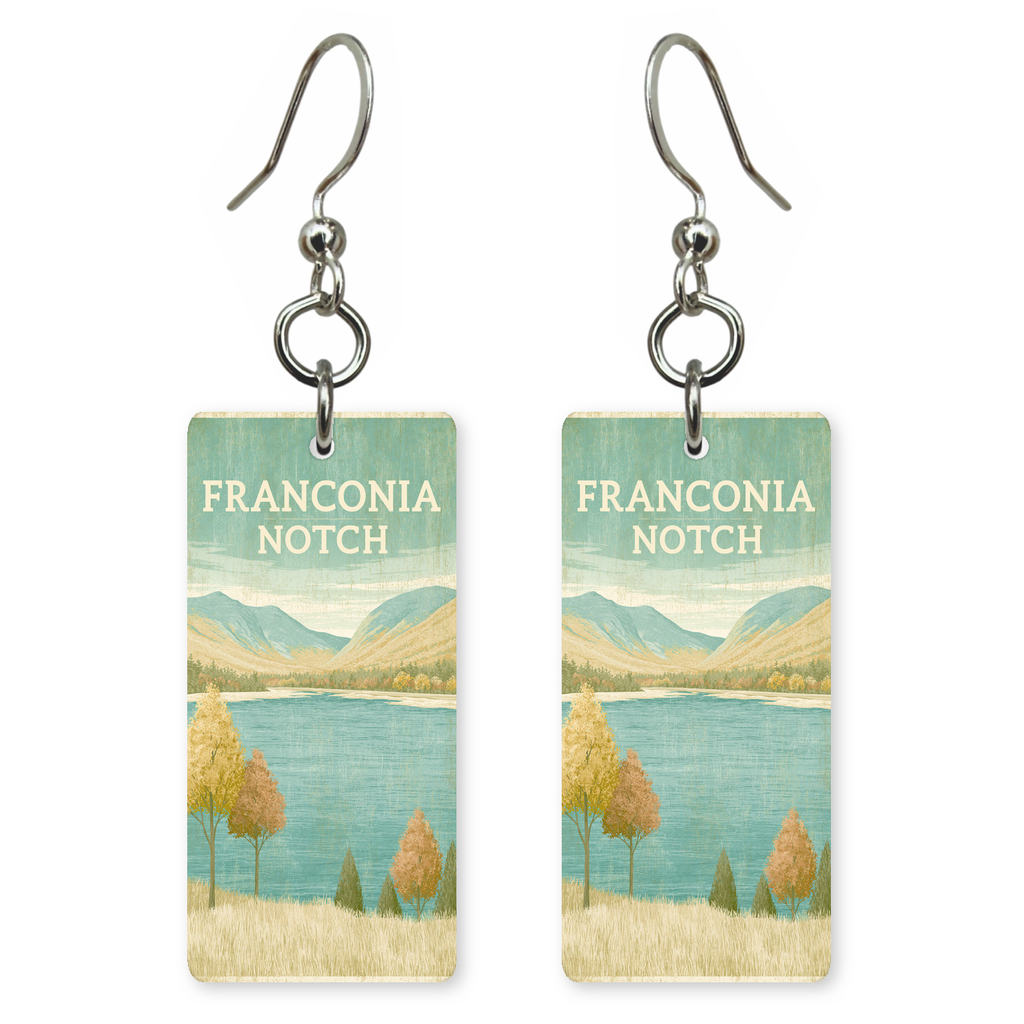 She's Choosing New Hampshire Earrings | Franconia Notch
