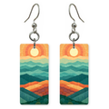 She's Choosing New Hampshire Earrings | Sunset Ridge Layers