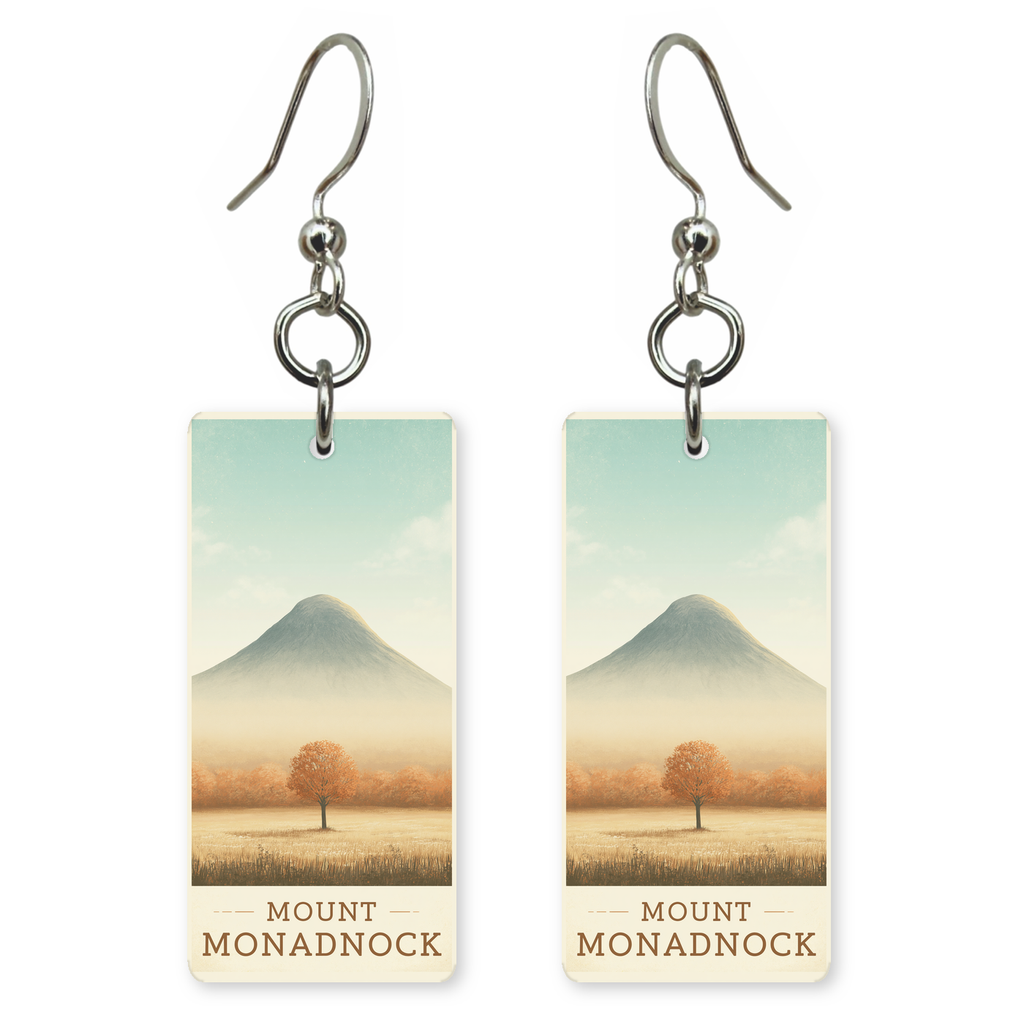 She's Choosing New Hampshire Earrings | Mount Monadnock