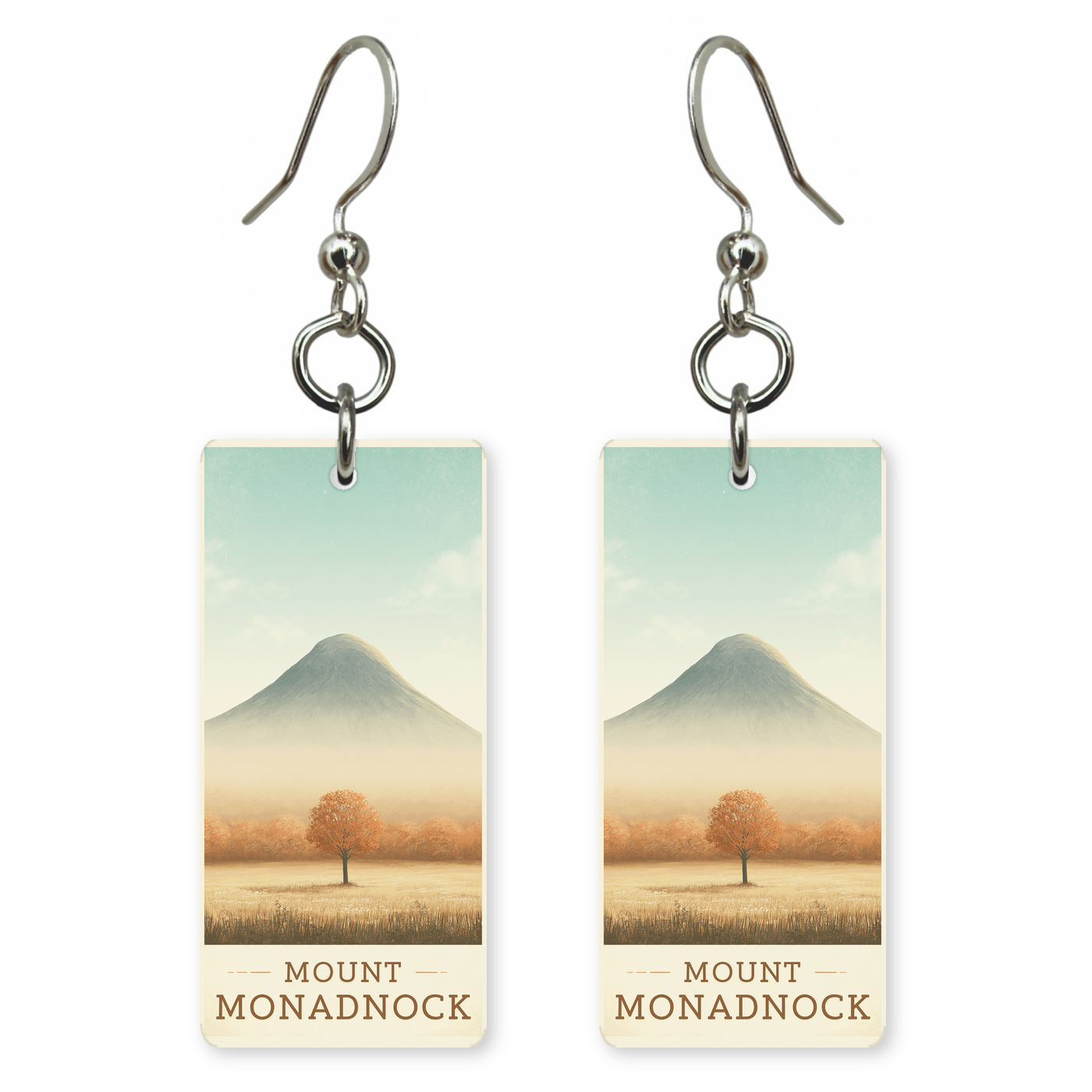 She's Choosing New Hampshire Earrings | Mount Monadnock