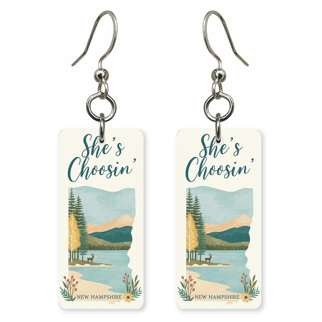 Lake Deer — She's Choosing earrings, shown as a pair