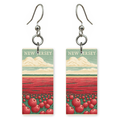 She's Choosing New Jersey Earrings | Cranberry Harvest Bog