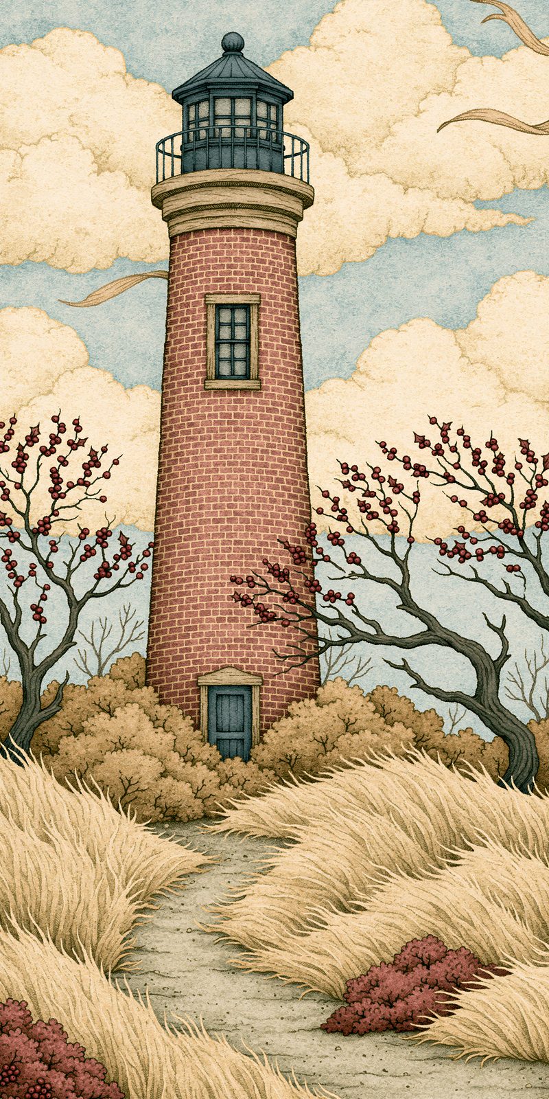 She's Choosing New Jersey Earrings | Brick Lighthouse Dunes