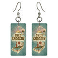 Sunrise Boardwalk — She's Choosing earrings, shown as a pair