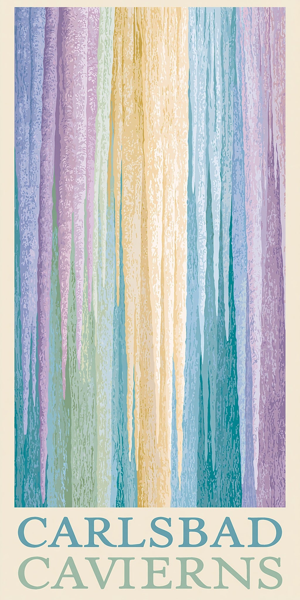 Carlsbad Caverns Vast Underground — full design art