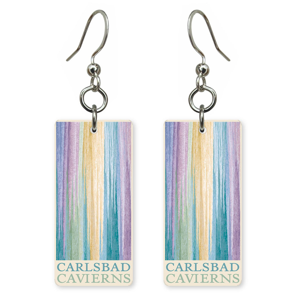 Carlsbad Caverns Vast Underground — She's Choosing earrings, shown as a pair