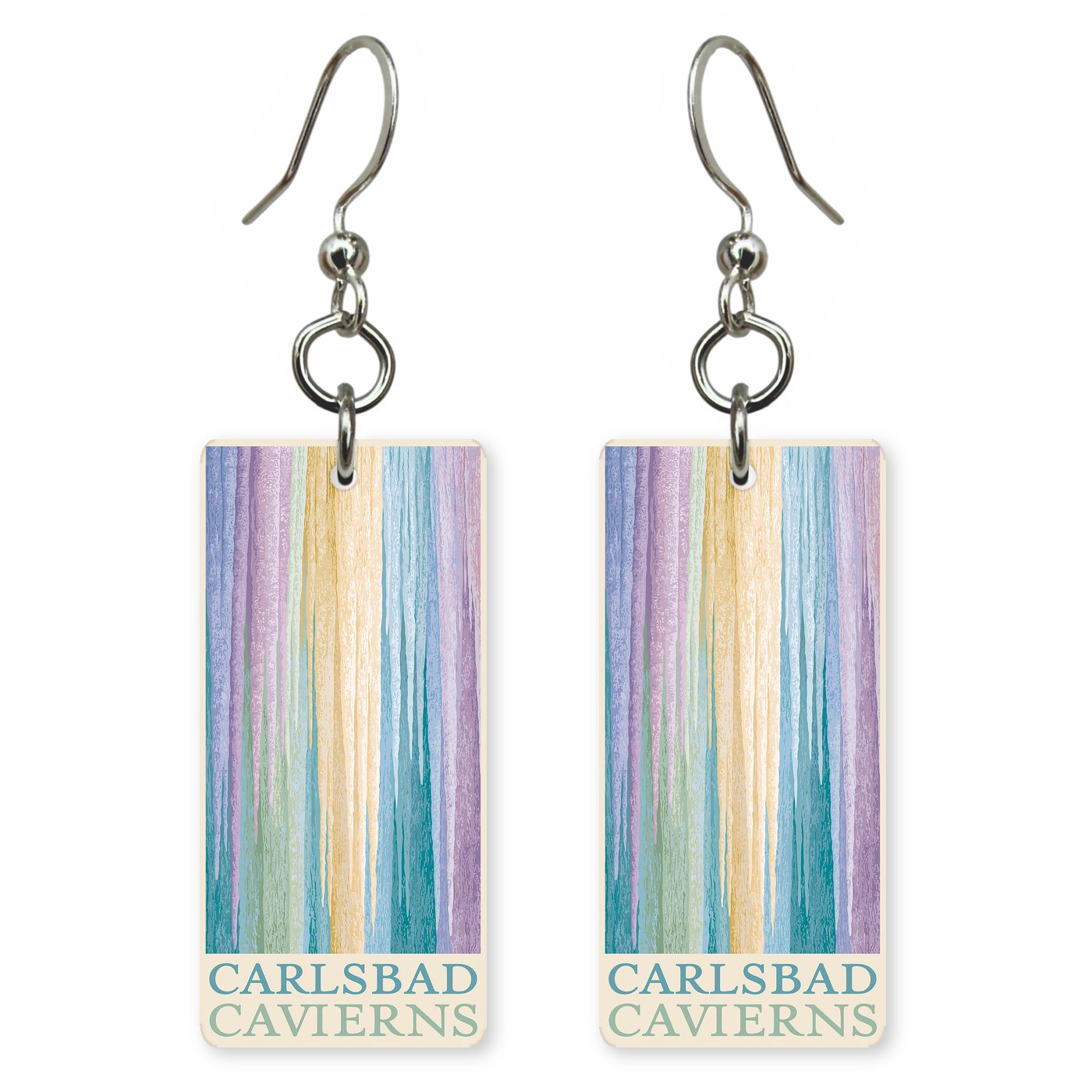 Carlsbad Caverns Vast Underground — She's Choosing earrings, shown as a pair