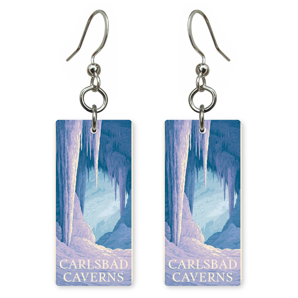 Carlsbad Caverns Vast Underground — She's Choosing earrings, shown as a pair