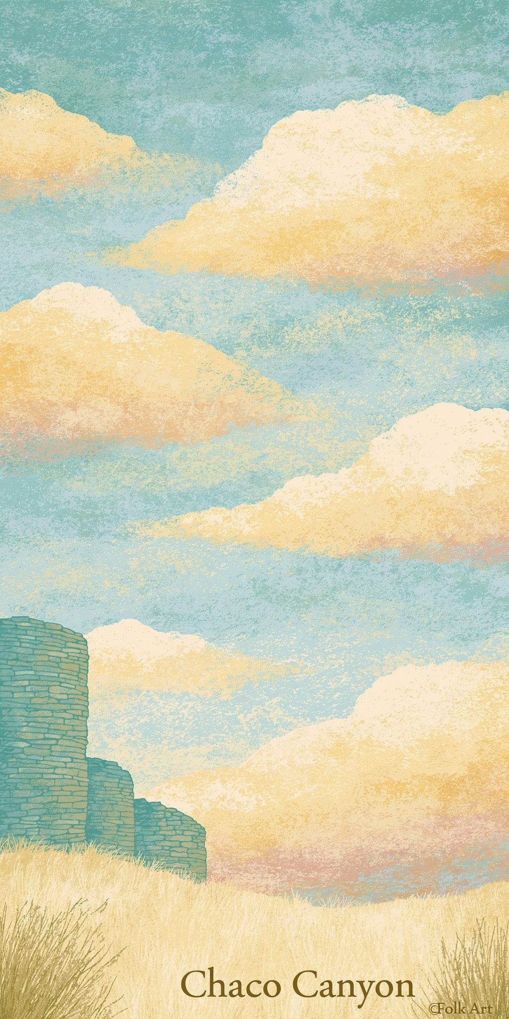 Chaco Canyon Ancient Stone — full design art