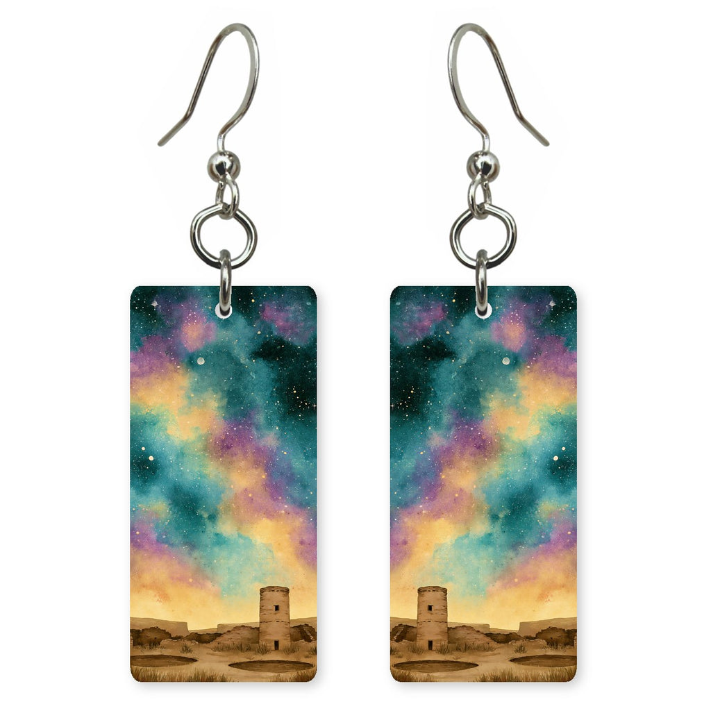 Chaco Canyon Milky Way — She's Choosing earrings, shown as a pair