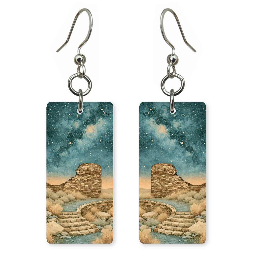 Chaco Canyon Milky Way — She's Choosing earrings, shown as a pair
