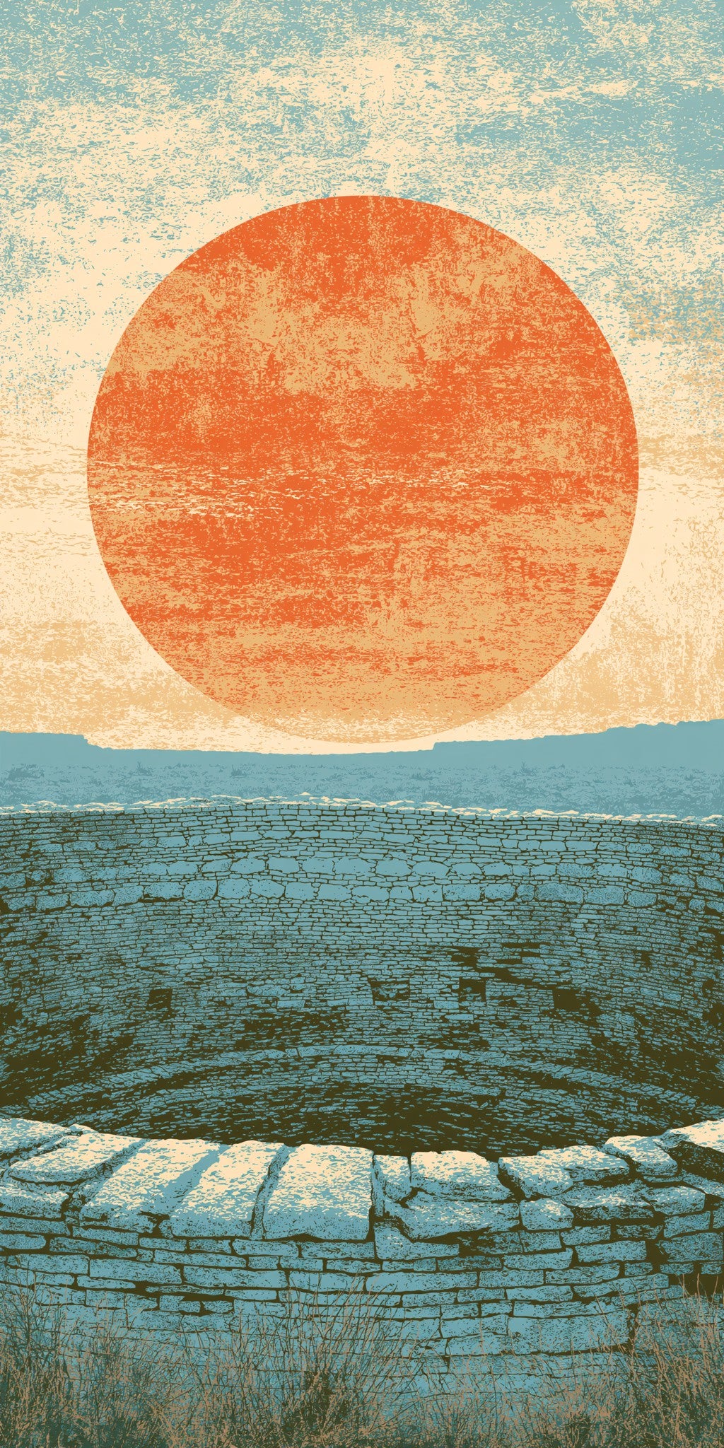 Chaco Culture Great Kiva — full design art